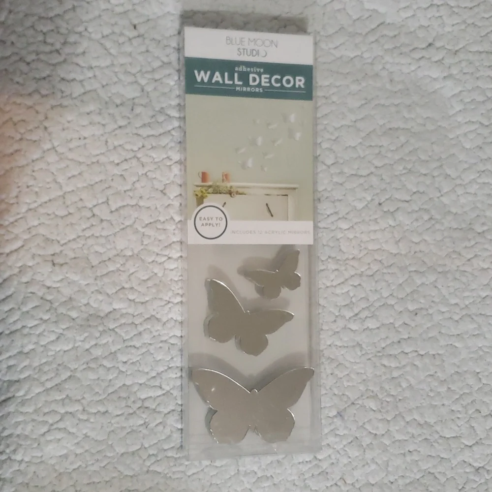New Blue Moon Studio Butterfly Mirror wall decor
